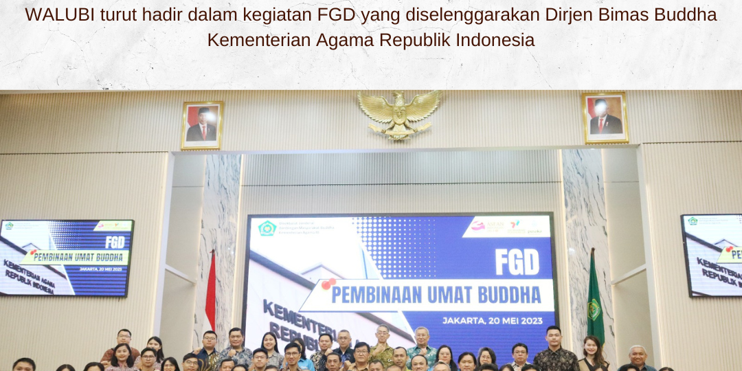Foto Bersama peserta FGD dengan Dirjen Bimas Buddha
